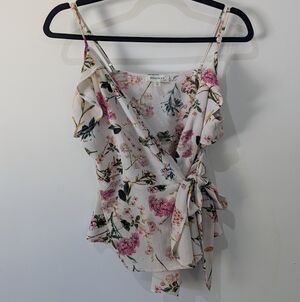 Monteau Pink Floral Camisole